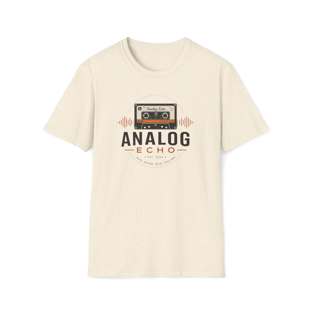 Analog Echo Cassette T-Shirt — Retro Music Tee