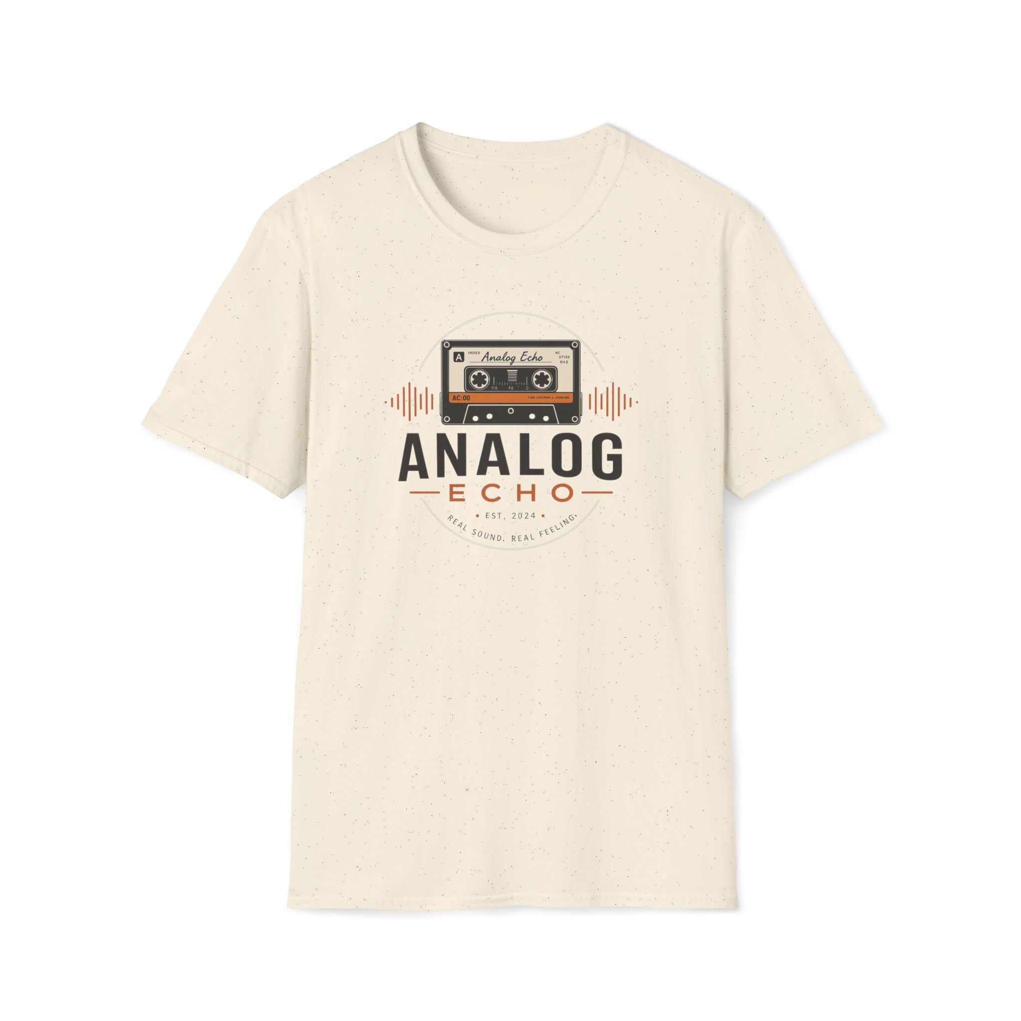 Analog Echo Cassette T-Shirt — Retro Music Tee