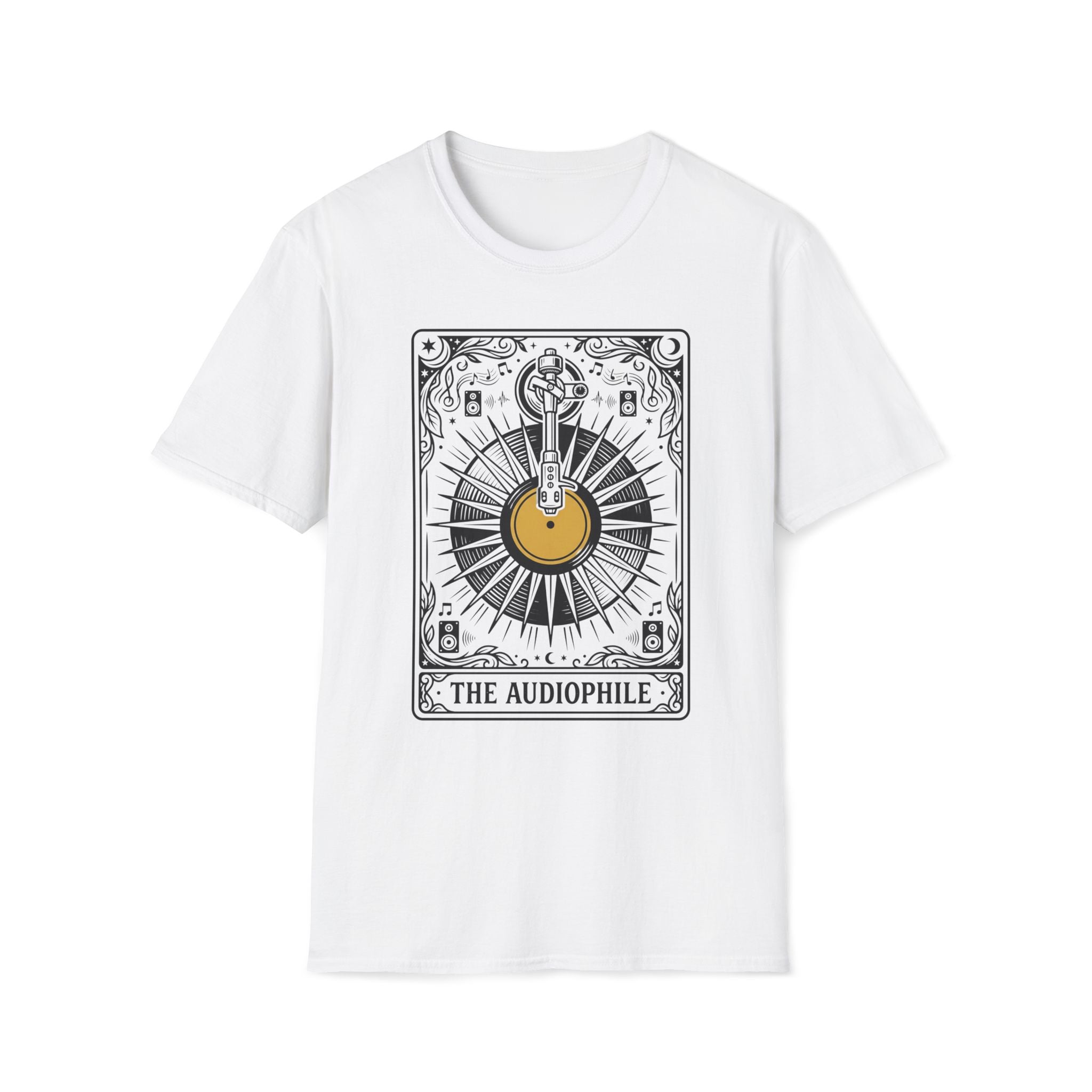 Audiophile Tarot T-Shirt — Turntable Needle Graphic Tee