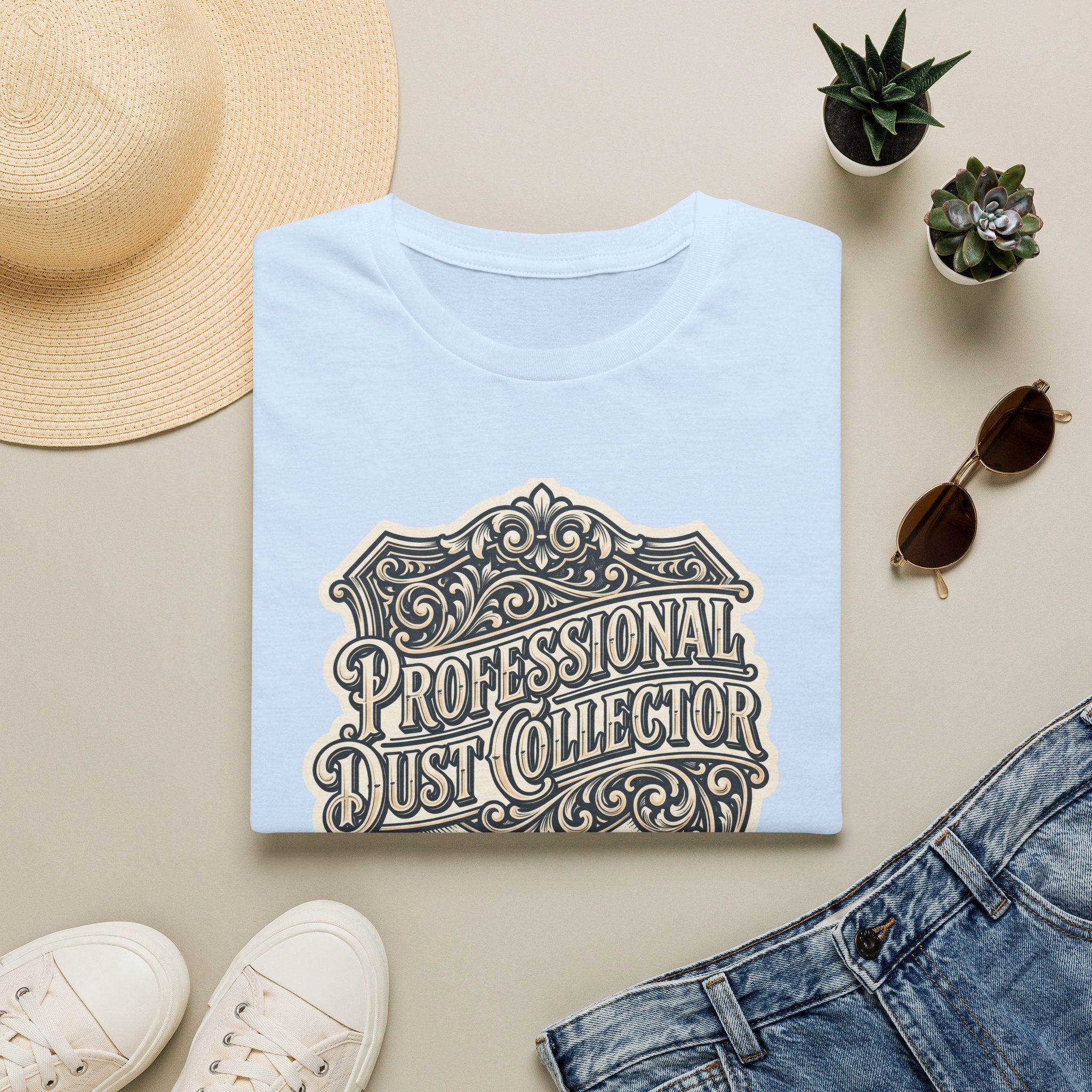 Professional Dust Collector T-Shirt — Vintage Decorative Logo Tee