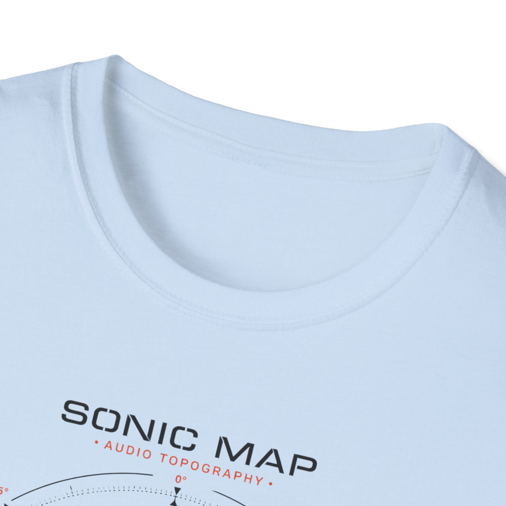 Sonic Map Waveform T-Shirt — Audio Spectrum Graphic Tee