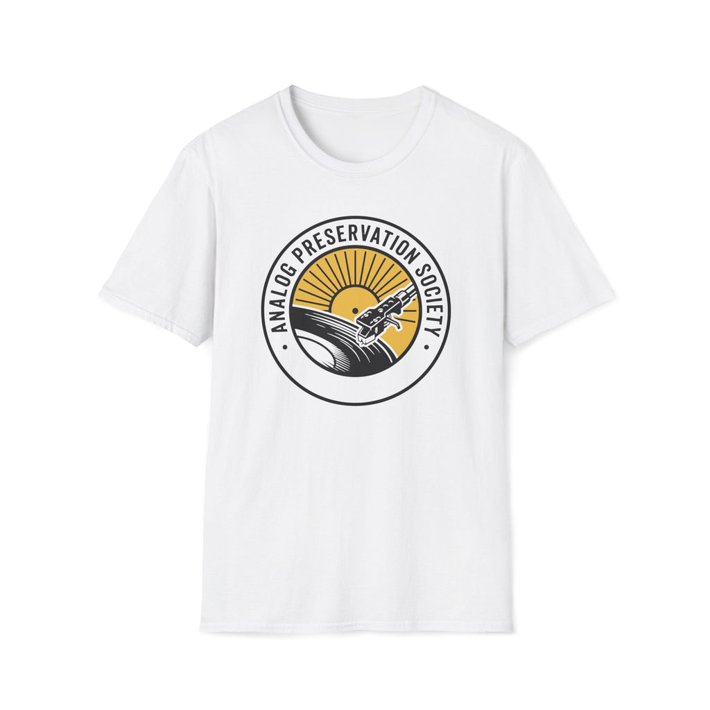 Analog Preservation Society T-Shirt — Vintage Vinyl Record Tee