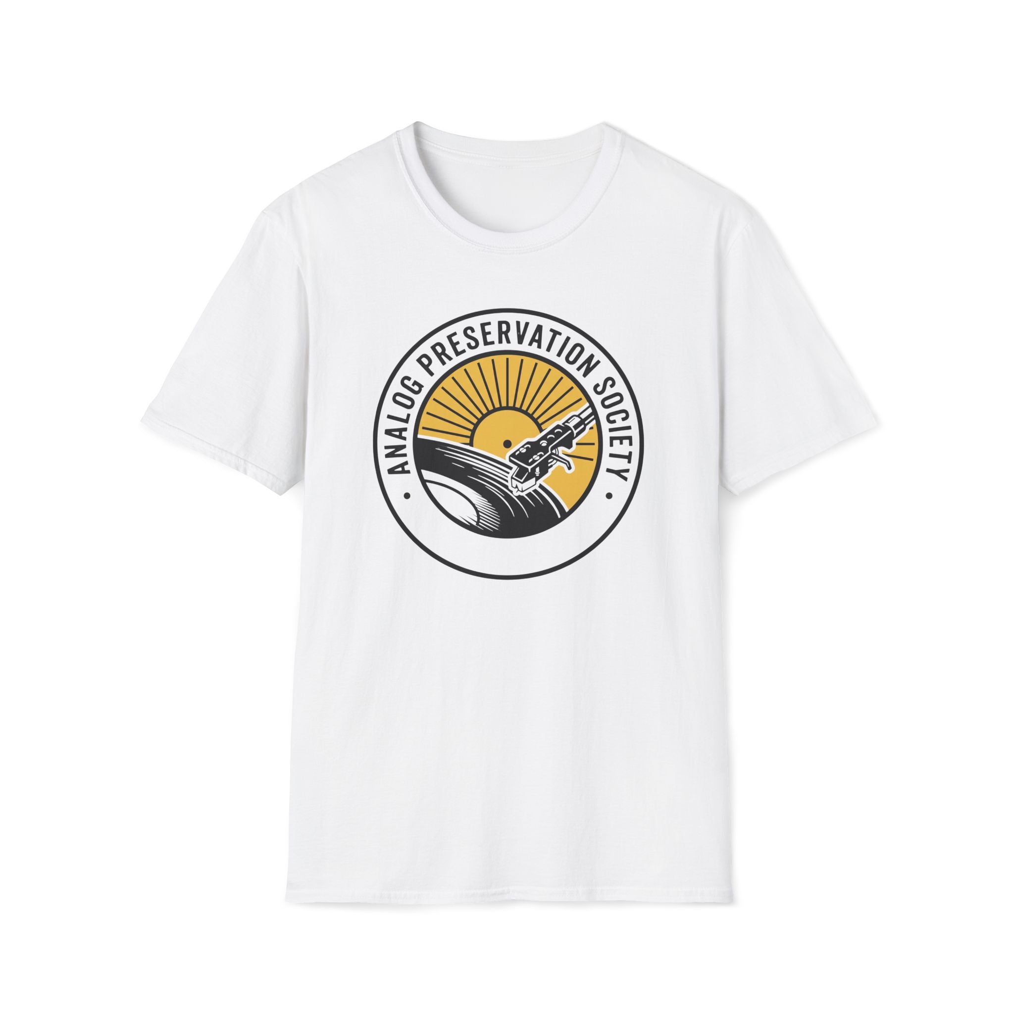 Analog Preservation Society T-Shirt — Vintage Vinyl Record Tee