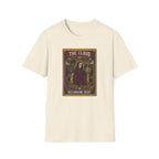 Tarot-Inspired 'The Cloud' Graphic T-Shirt — Gothic Skeleton Design