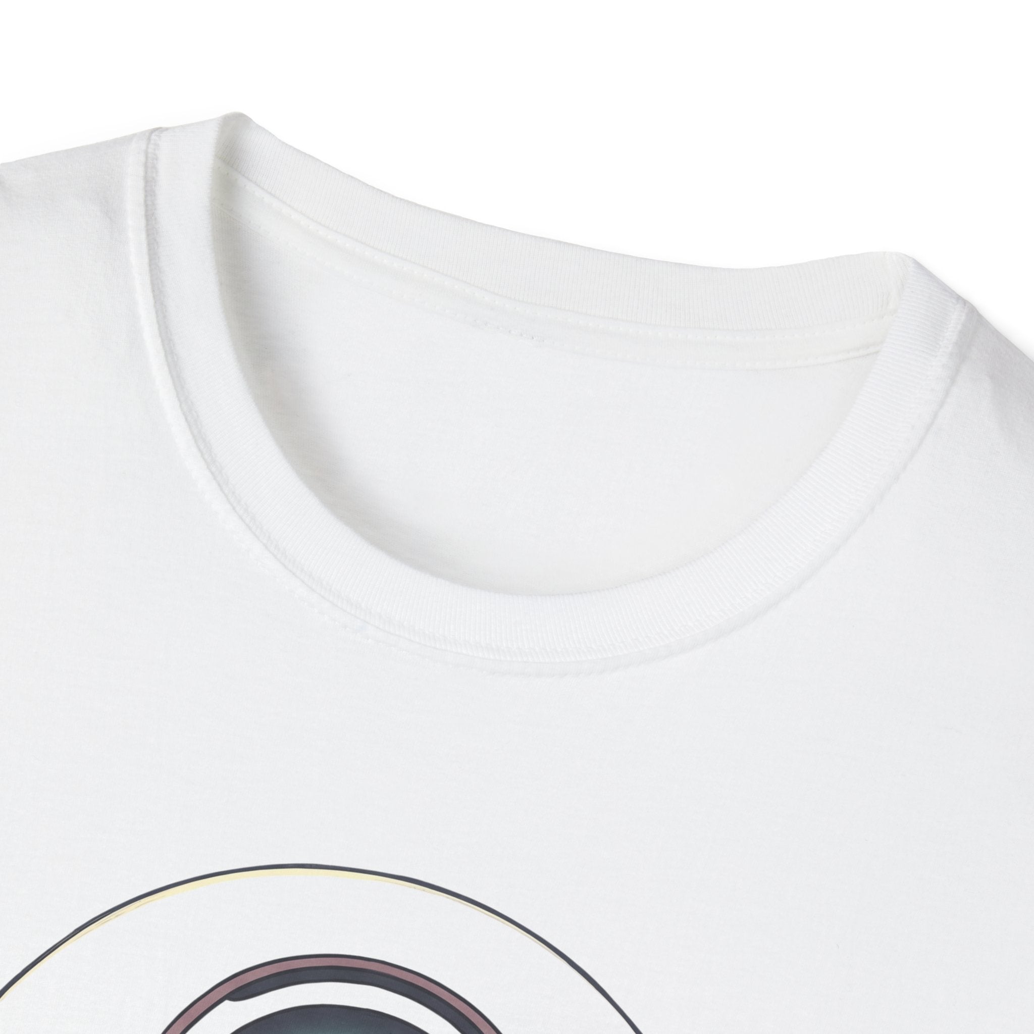 TV Test Pattern Headphones T‑Shirt — "Quiet Acts of Resistance" Graphic Tee