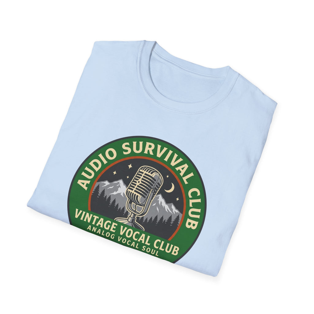 Audio Survival Club Vintage Microphone T-Shirt