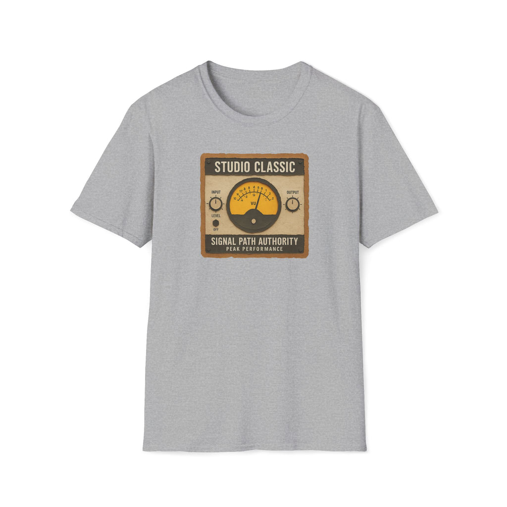 Studio Classic Signal Path T-Shirt — Vintage Audio Engineer Tee