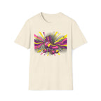 Roller Skate Pop Art T-Shirt — Retro 80s Neon Graphic Tee