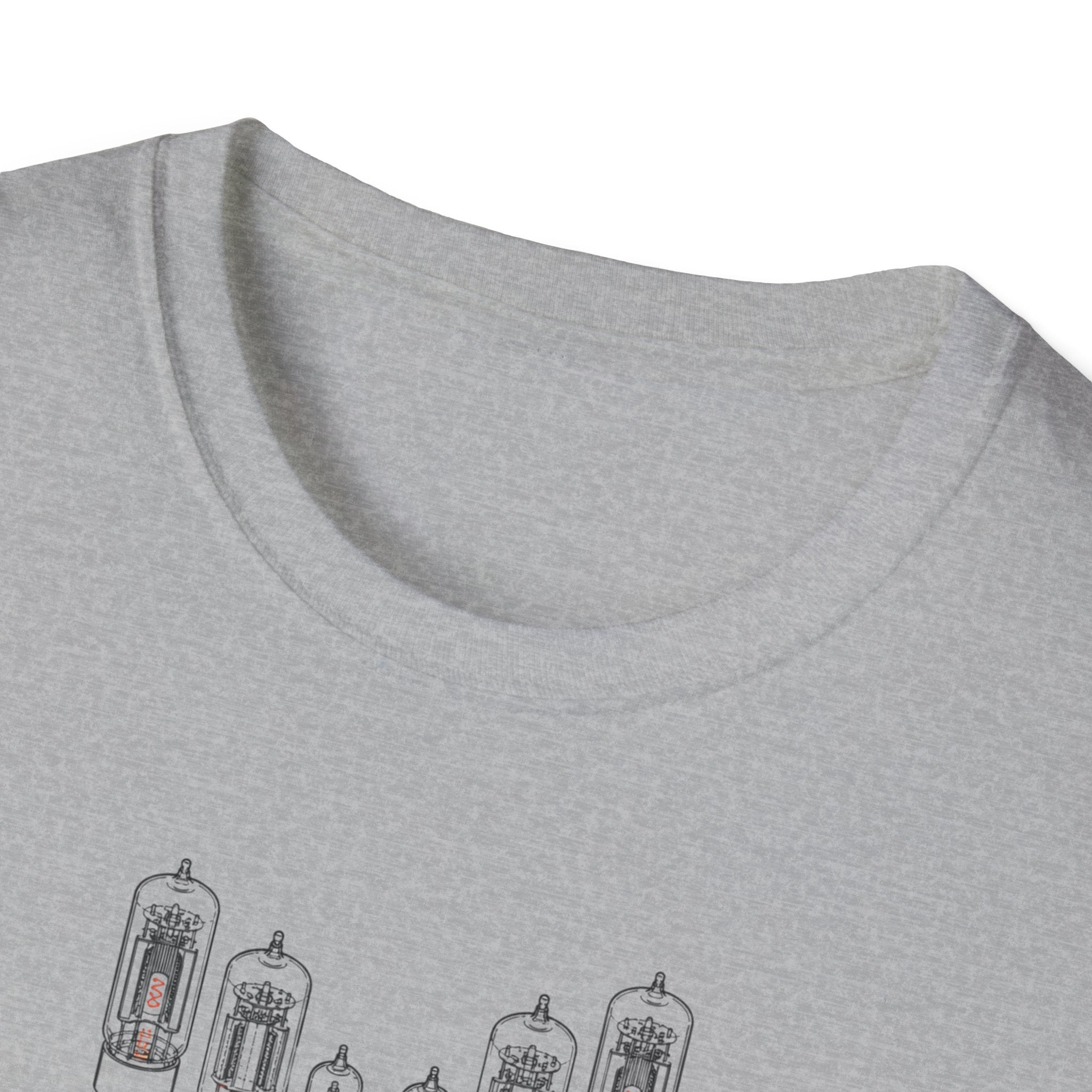 Vintage Tube Amp Schematic T-Shirt — Retro Audio Engineer Tee
