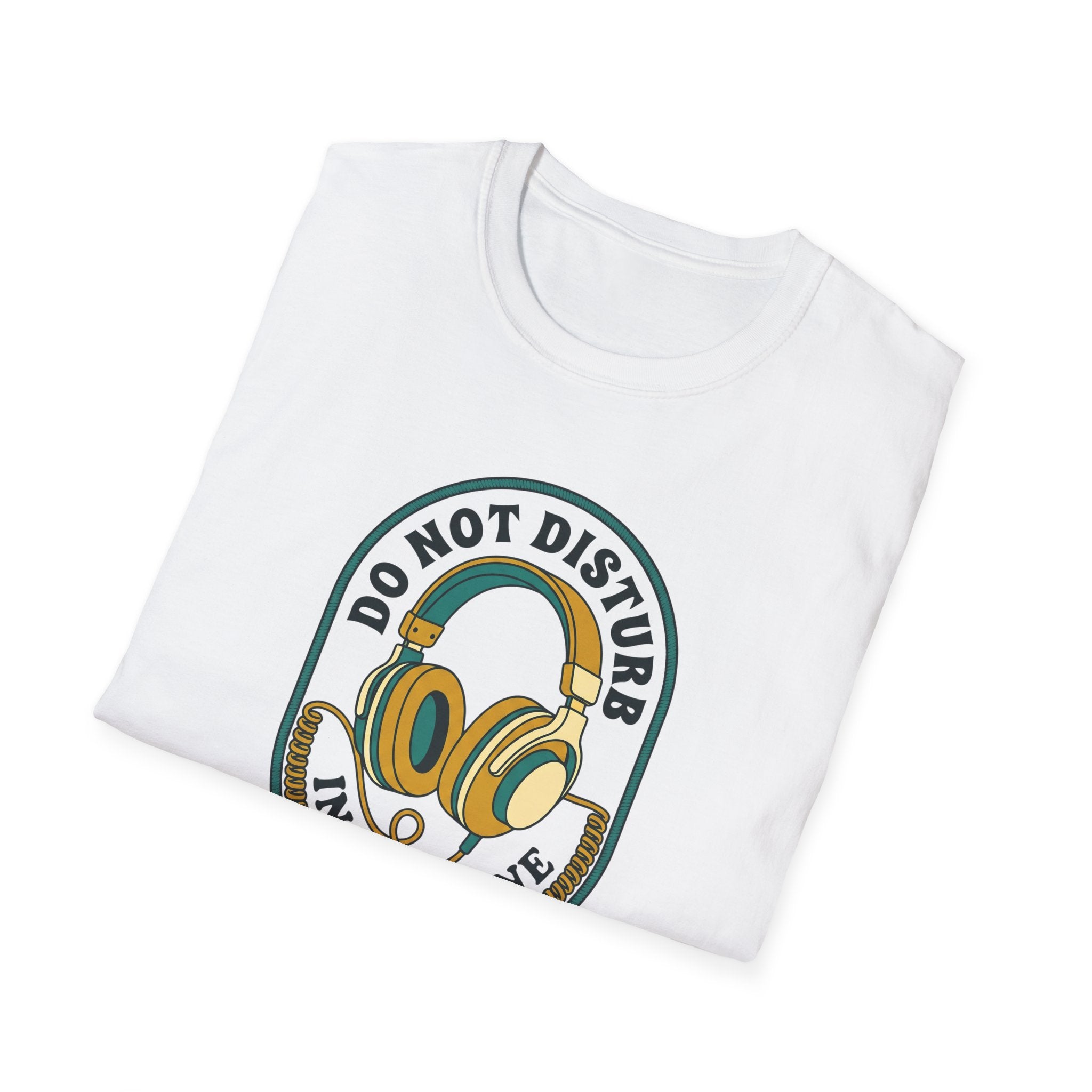 Do Not Disturb Headphones T‑Shirt — 'Do Not Disturb / In The Zone' Graphic Tee