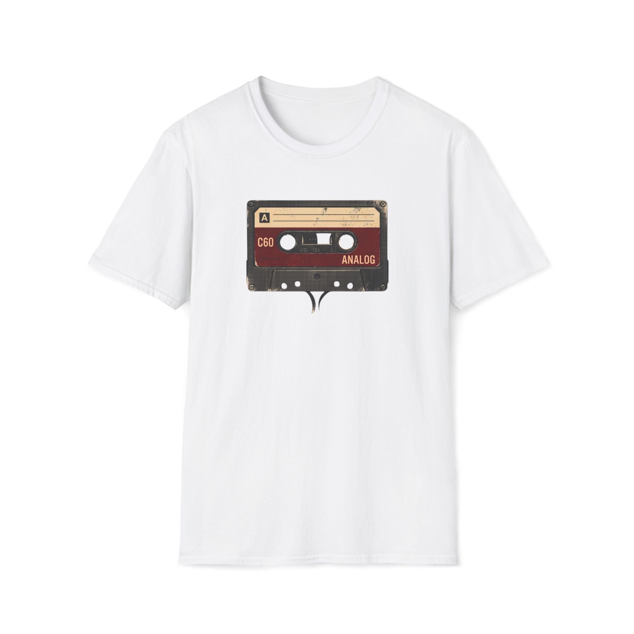 Vintage Cassette Tape T-Shirt — Analog Music Retro Tee