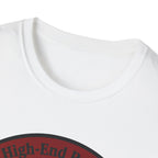 Audio Enthusiast T-Shirt — "High-End Purist" Cable Snake Design