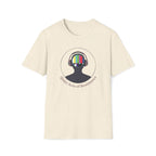 TV Test Pattern Headphones T‑Shirt — "Quiet Acts of Resistance" Graphic Tee