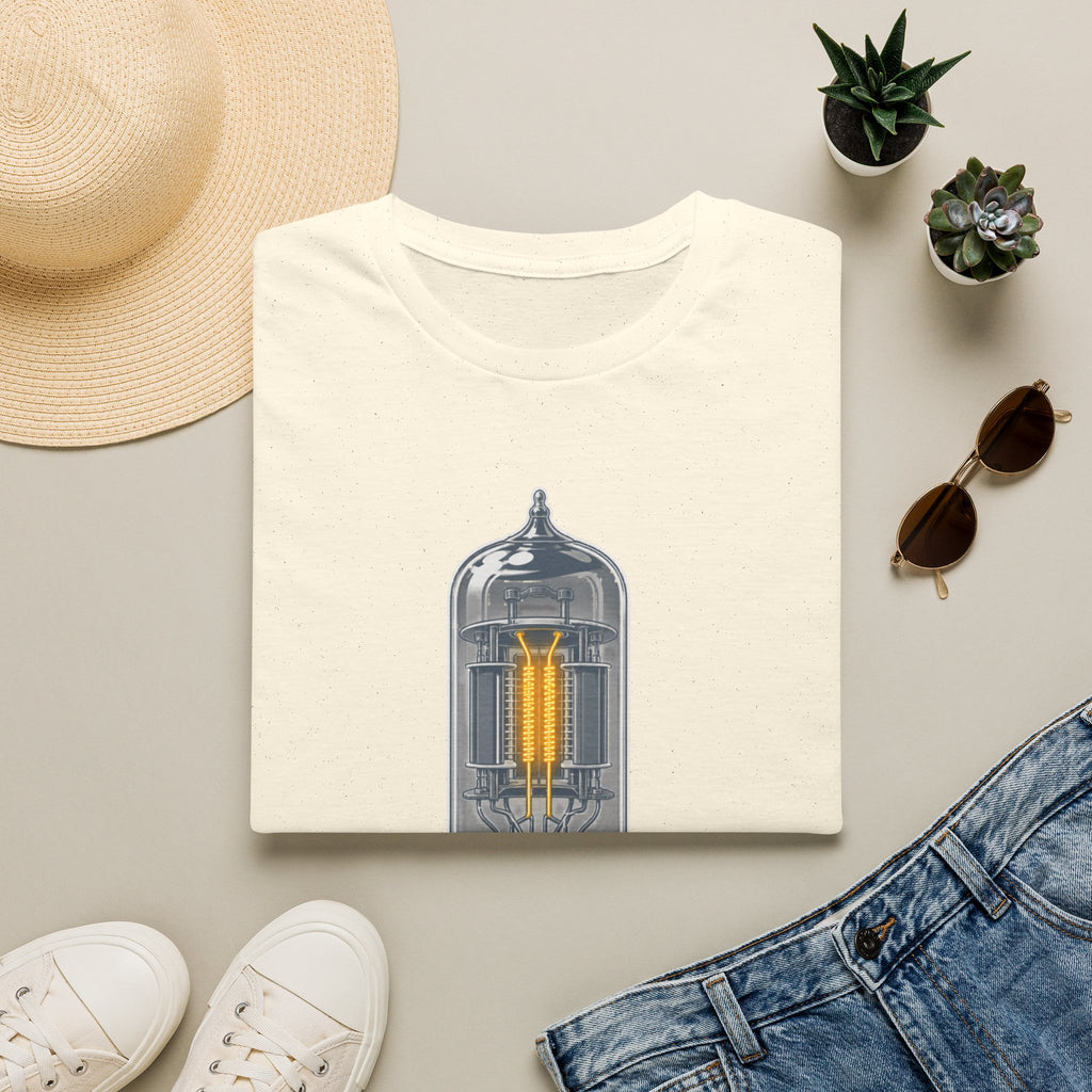 Vacuum Tube Graphic T-Shirt — Retro Electronica Tee