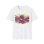 Roller Skate Pop Art T-Shirt — Retro 80s Neon Graphic Tee