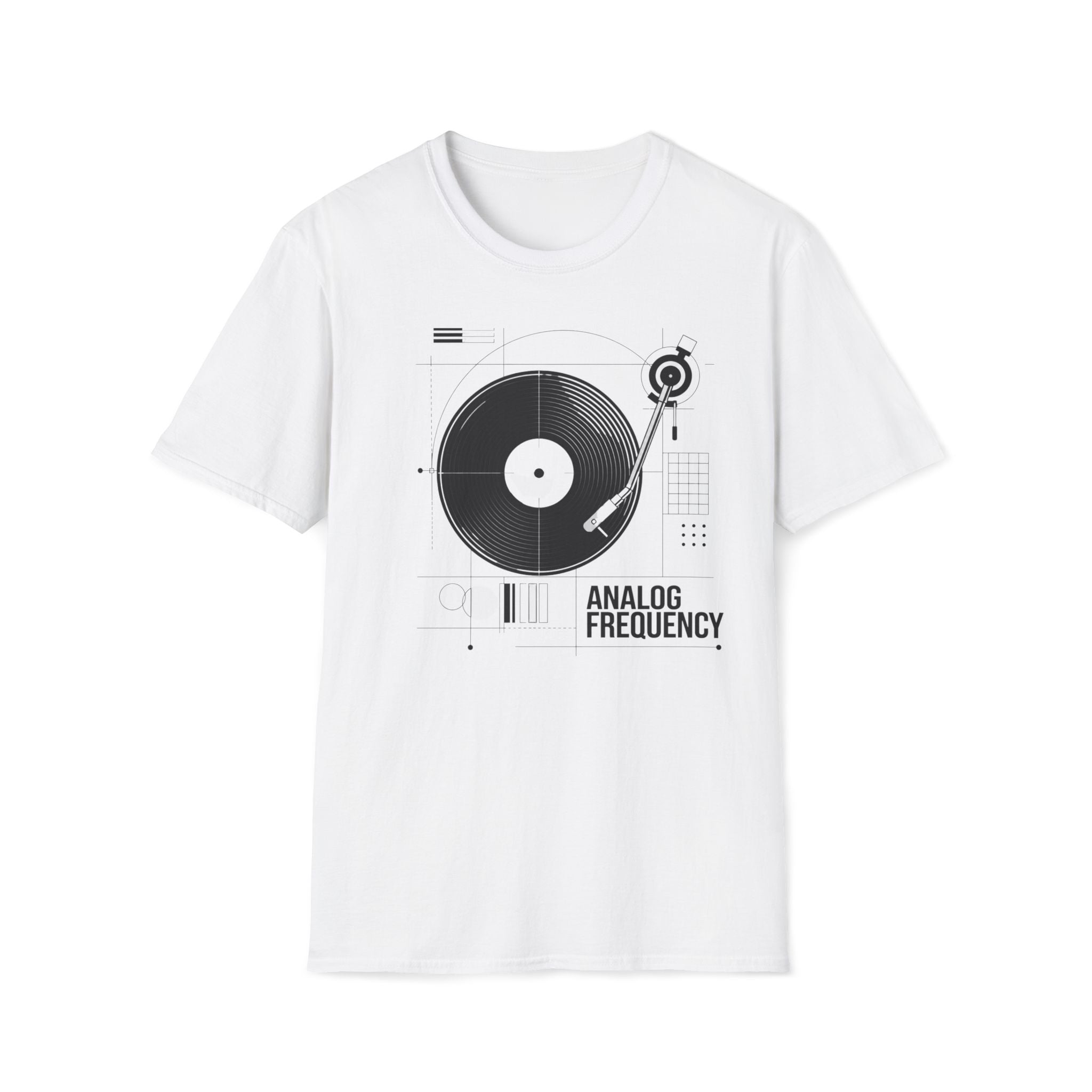 Analog Frequency Record Player T-Shirt