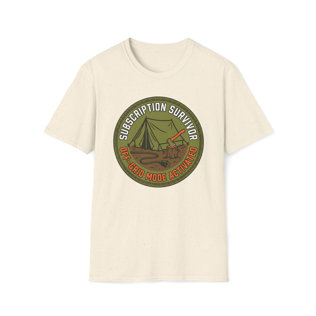 Subscription Survivor Camping Graphic T-Shirt