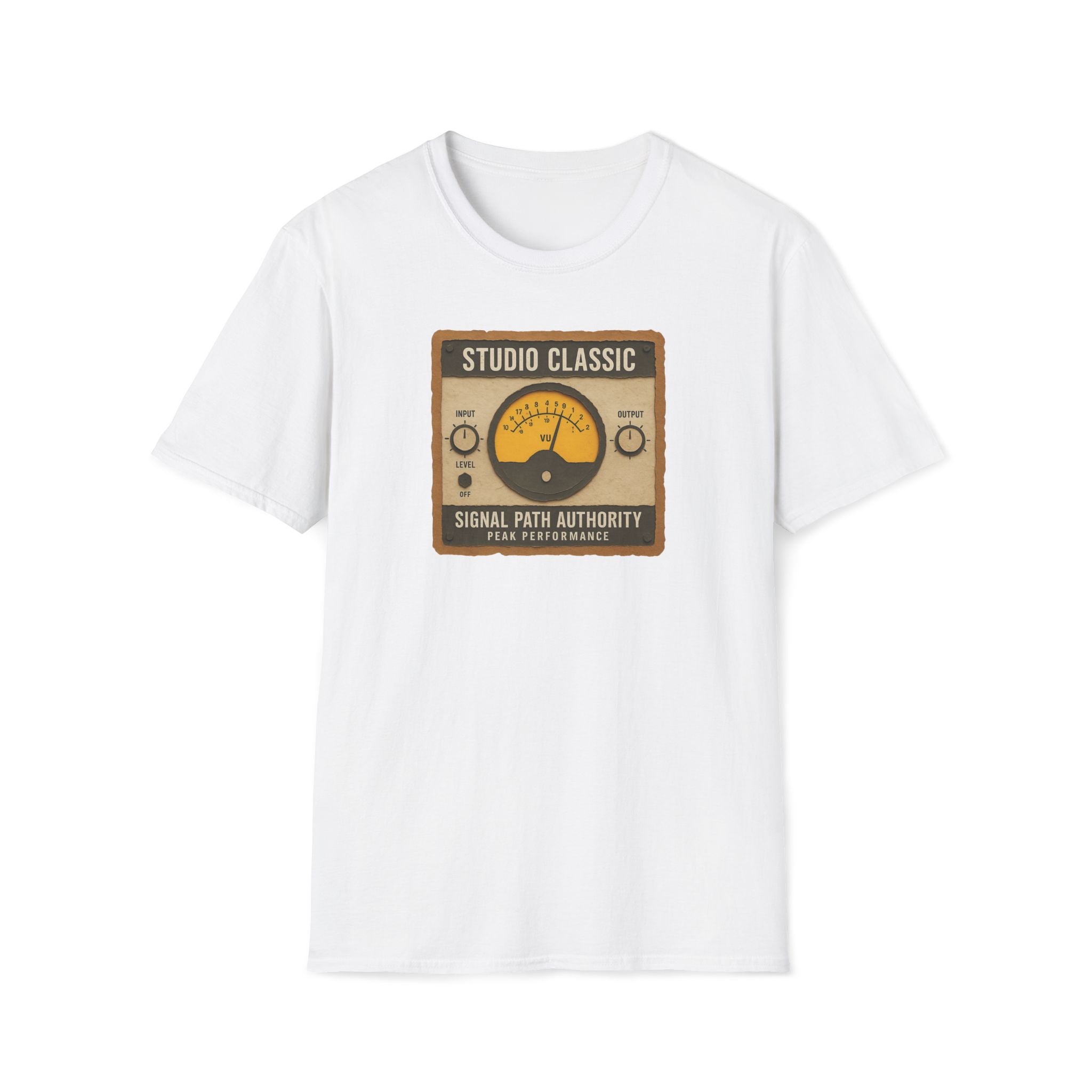 Studio Classic Signal Path T-Shirt — Vintage Audio Engineer Tee