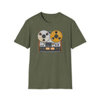 Vintage Reel-to-Reel Tape Player T-Shirt — Retro Audio Music Tee