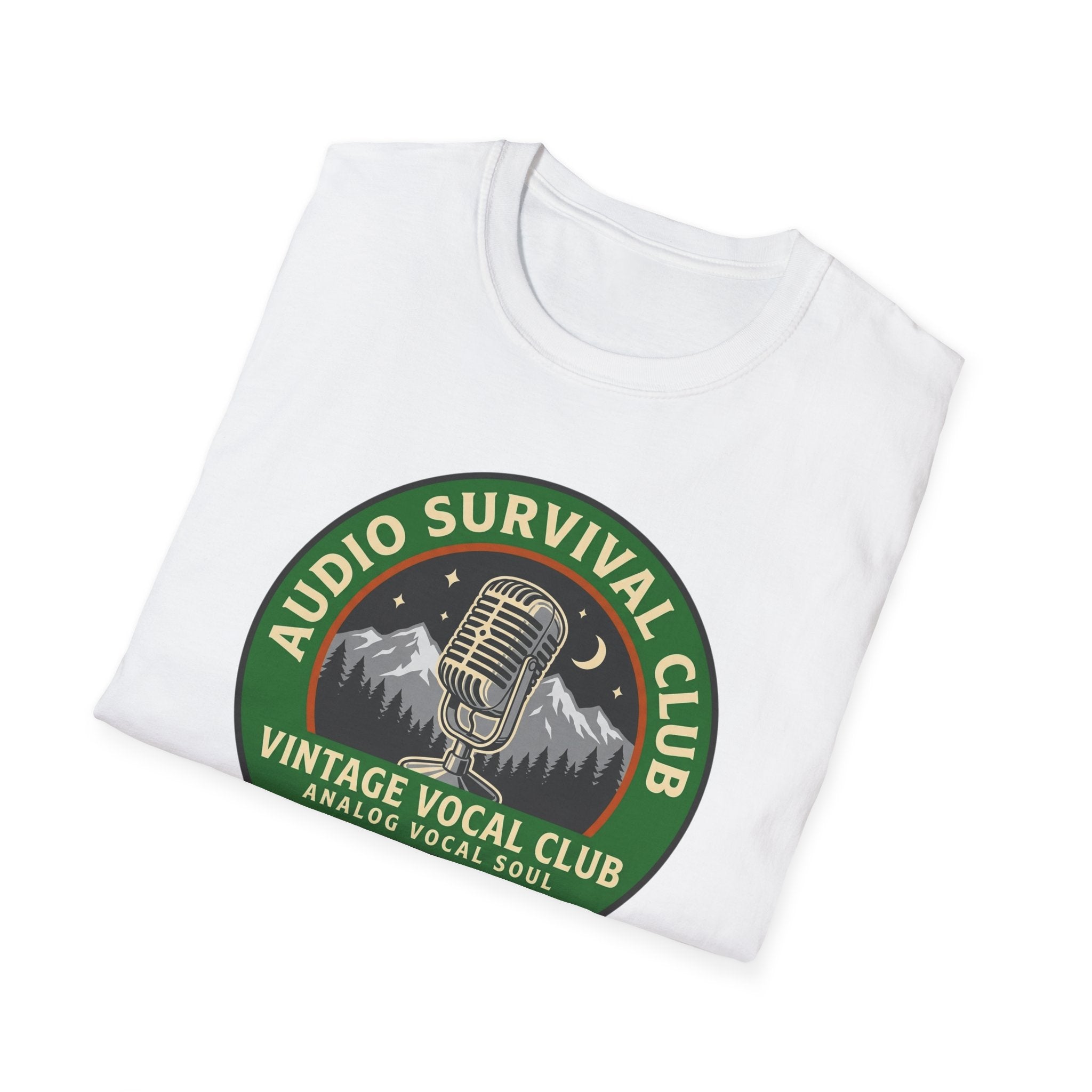 Audio Survival Club Vintage Microphone T-Shirt