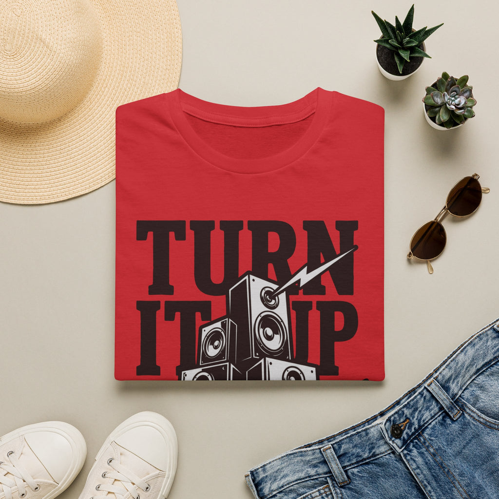 Turn It Up T-Shirt — Loud Speaker Music Graphic Tee