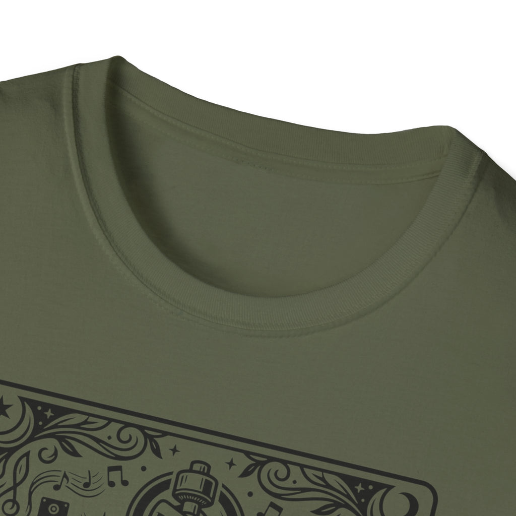 Audiophile Tarot T-Shirt — Turntable Needle Graphic Tee