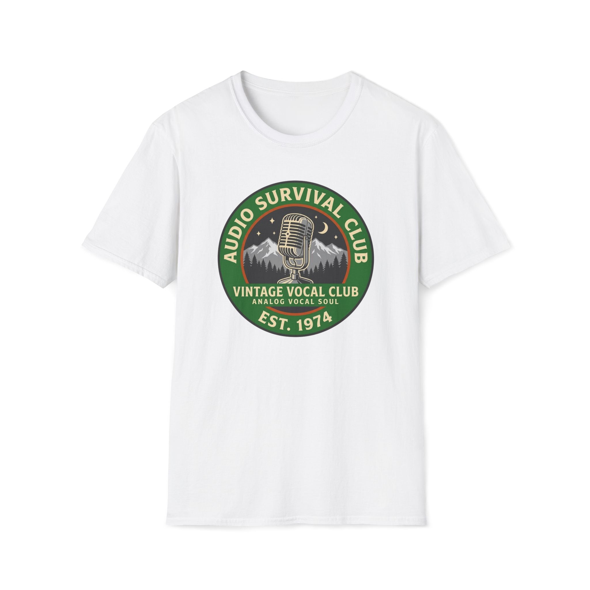 Audio Survival Club Vintage Microphone T-Shirt