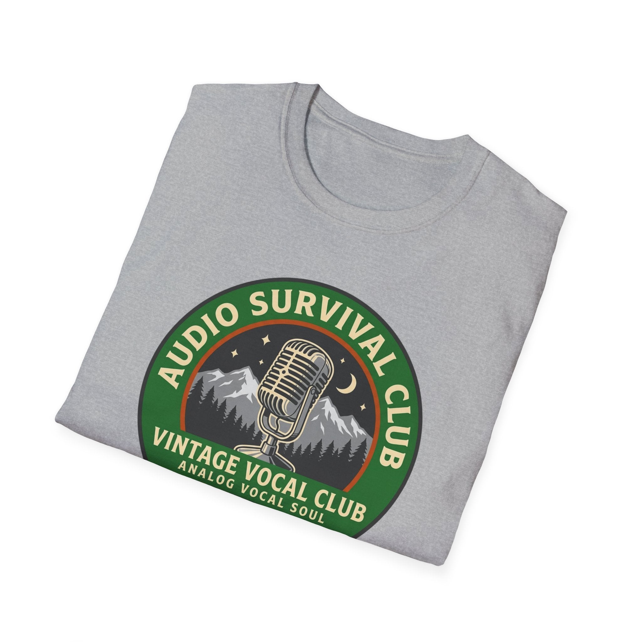 Audio Survival Club Vintage Microphone T-Shirt