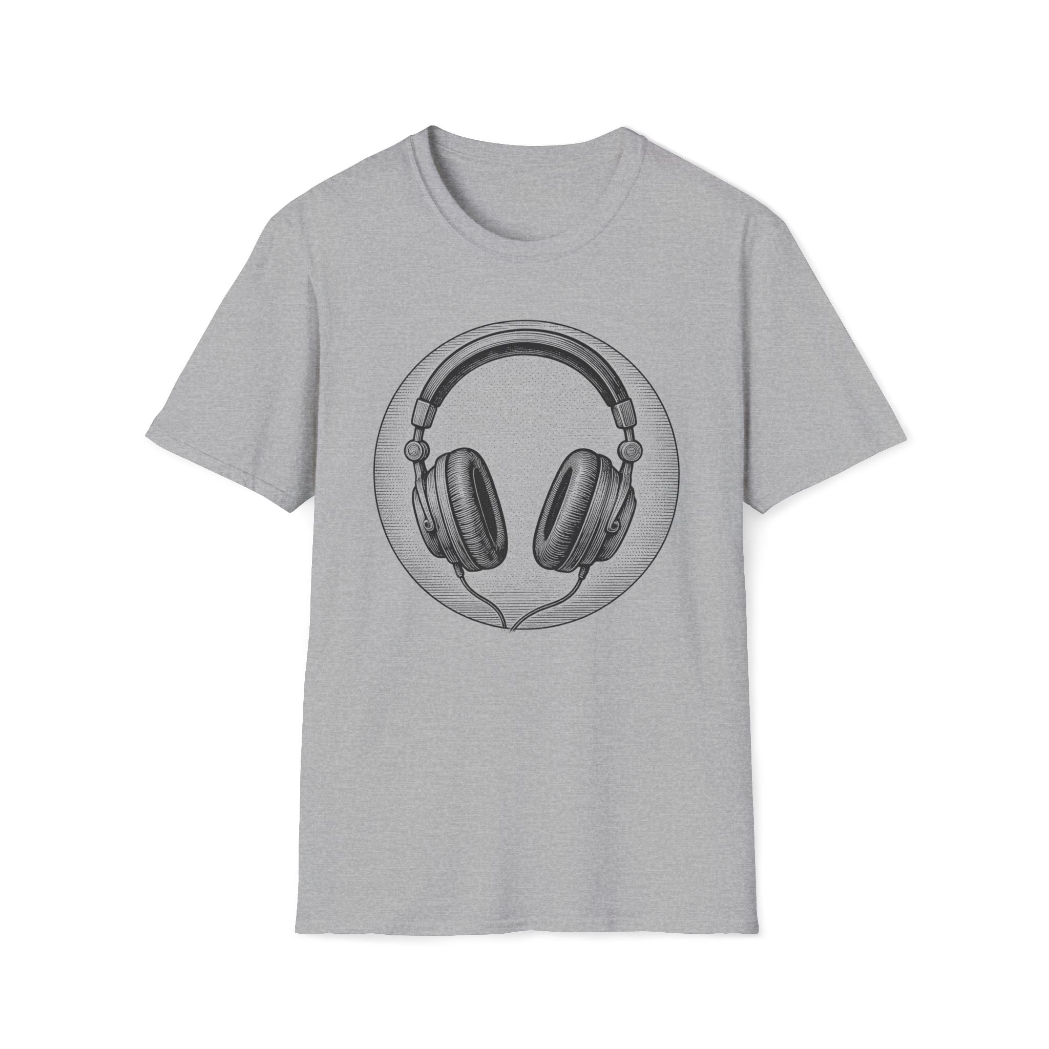 Headphones BW T-Shirt