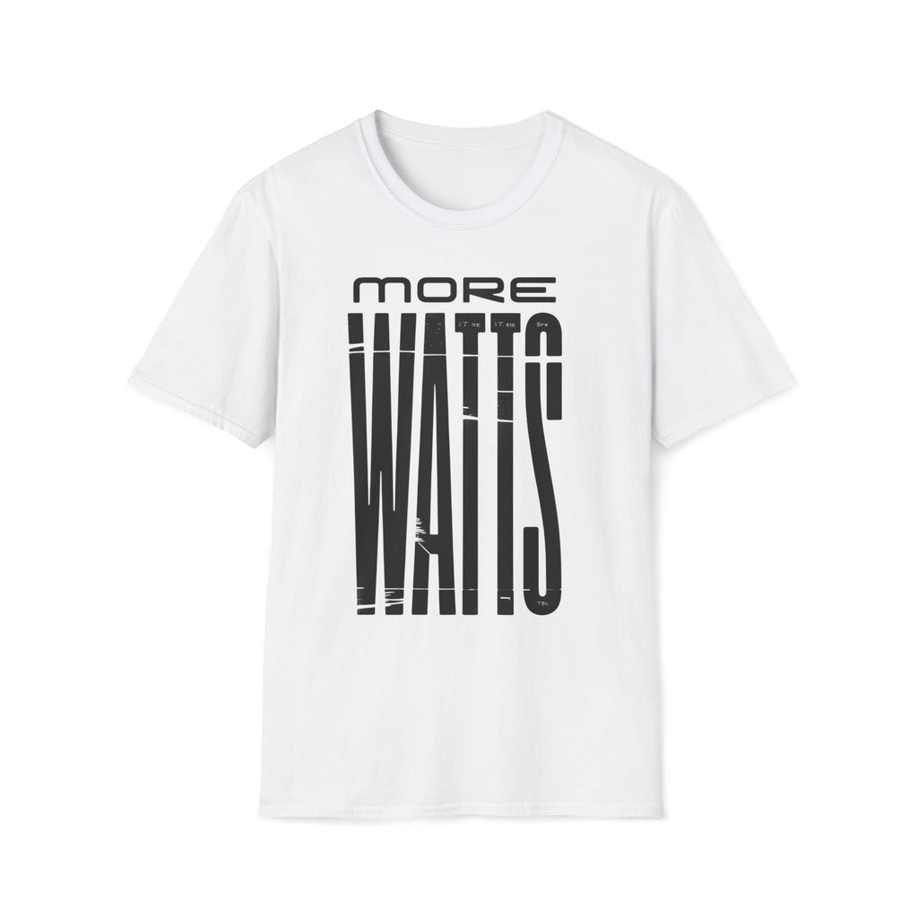 More Watts T-Shirt — Vintage Electric/Audio Enthusiast Tee