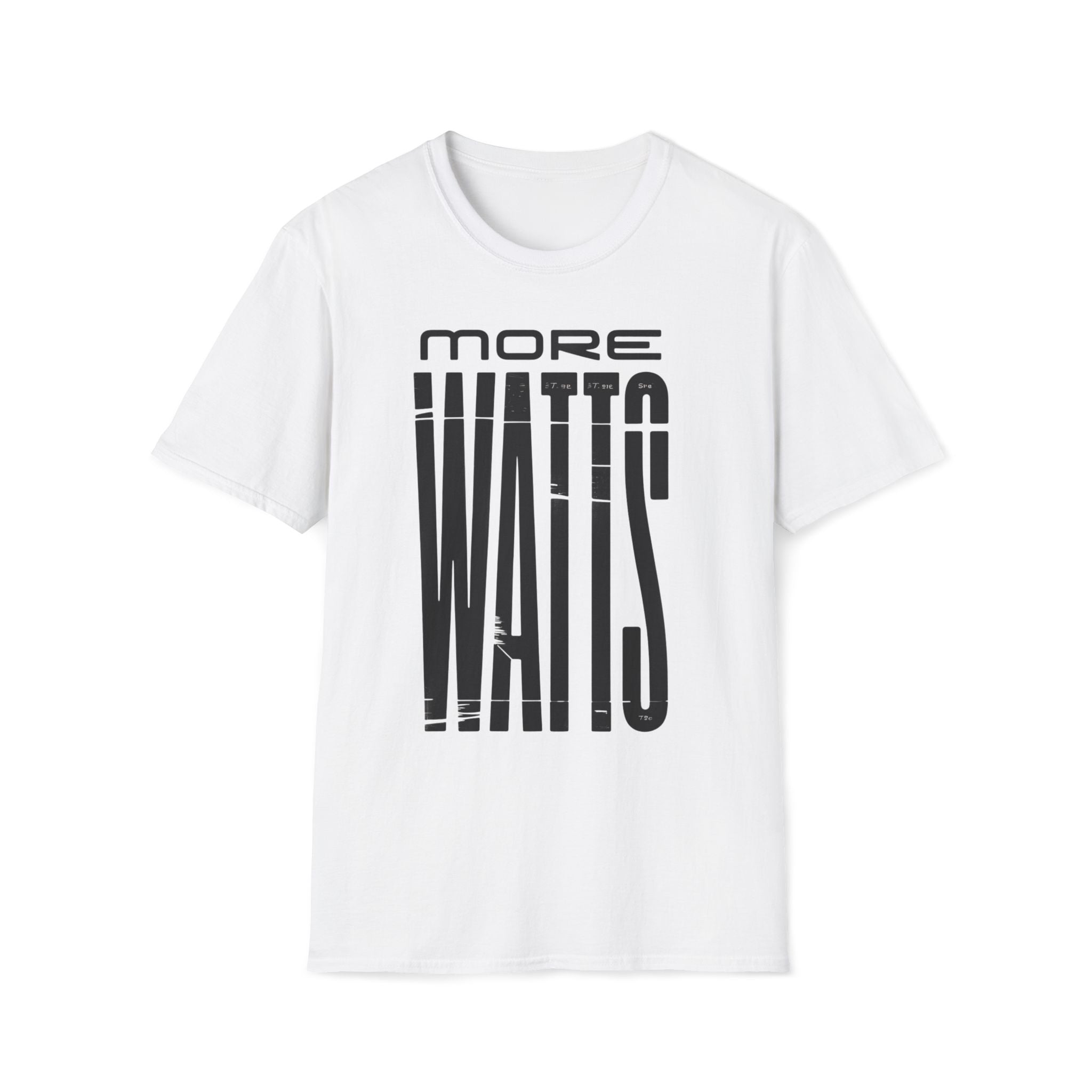 More Watts T-Shirt — Vintage Electric/Audio Enthusiast Tee