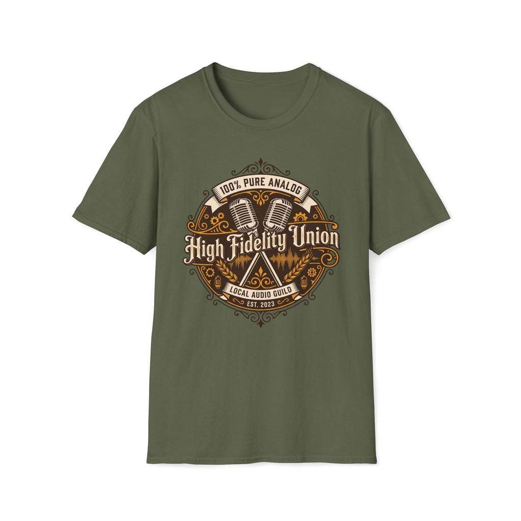 High Fidelity Union T-Shirt — 100% Pure Analog Vintage Music Tee