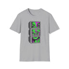 Retro Glitch TV Face T-Shirt