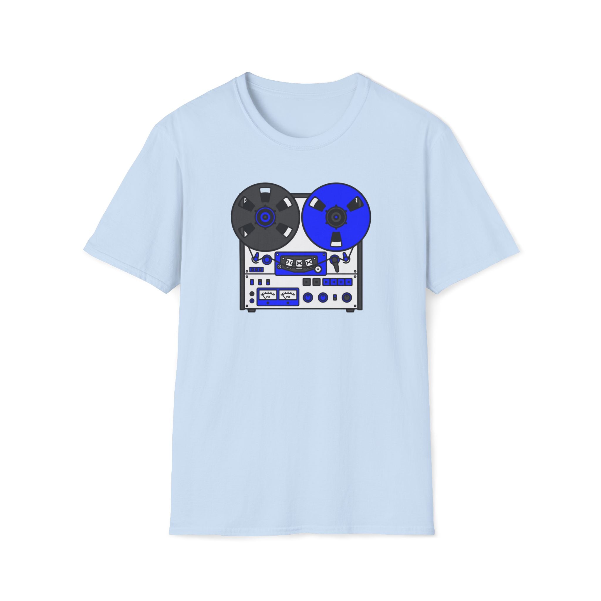 Reel-to-Reel Tape Machine T-Shirt — Vintage Audio Nostalgia Tee