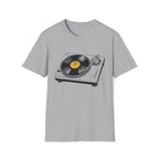 Turntable Vinyl Record T‑Shirt — Retro DJ Music Tee