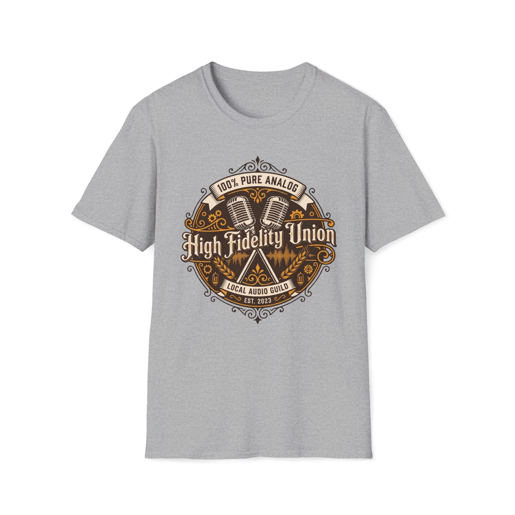 High Fidelity Union T-Shirt — 100% Pure Analog Vintage Music Tee