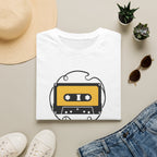 Retro Cassette Tape T-Shirt — Vintage Music Tee