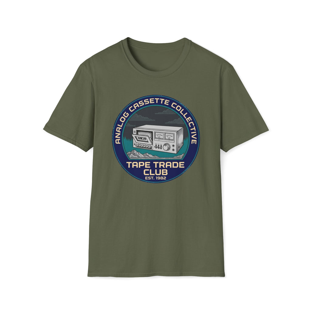Cassette Tape Club T-Shirt — "Analog Cassette Collective" Retro Tee