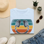 Retro Headphones Smile T-Shirt