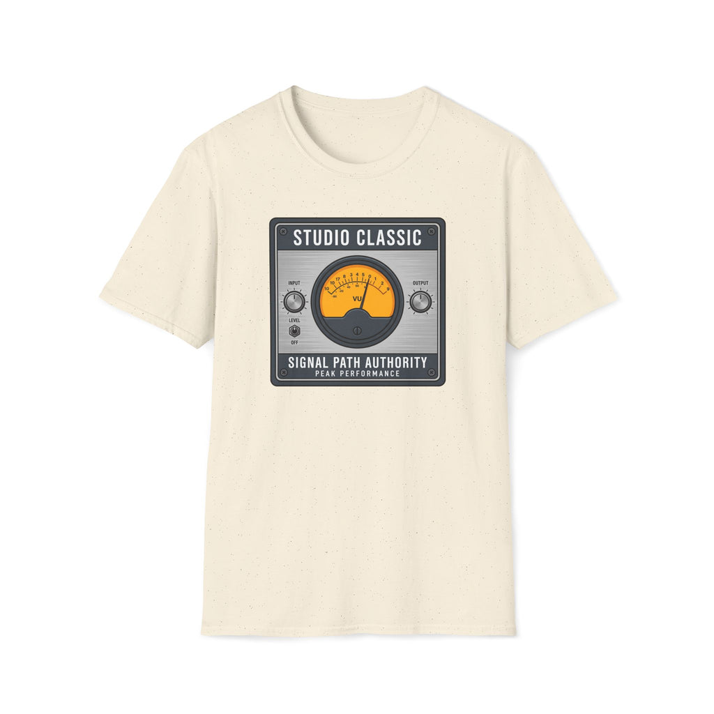Studio Classic VU Meter T-Shirt — Vintage Audio Engineer Tee