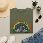 Analog Broadcast Squad T-Shirt — Vintage Microphone Mountain Logo