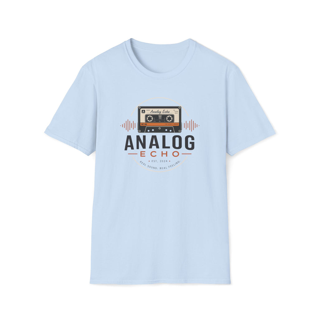 Analog Echo Cassette T-Shirt — Retro Music Tee