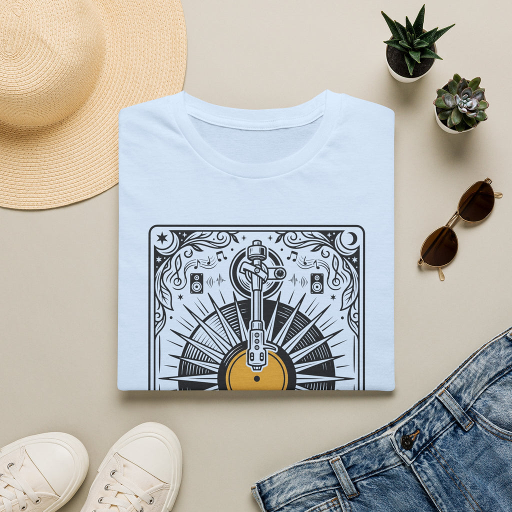 Audiophile Tarot T-Shirt — Turntable Needle Graphic Tee