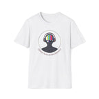 TV Test Pattern Headphones T‑Shirt — "Quiet Acts of Resistance" Graphic Tee