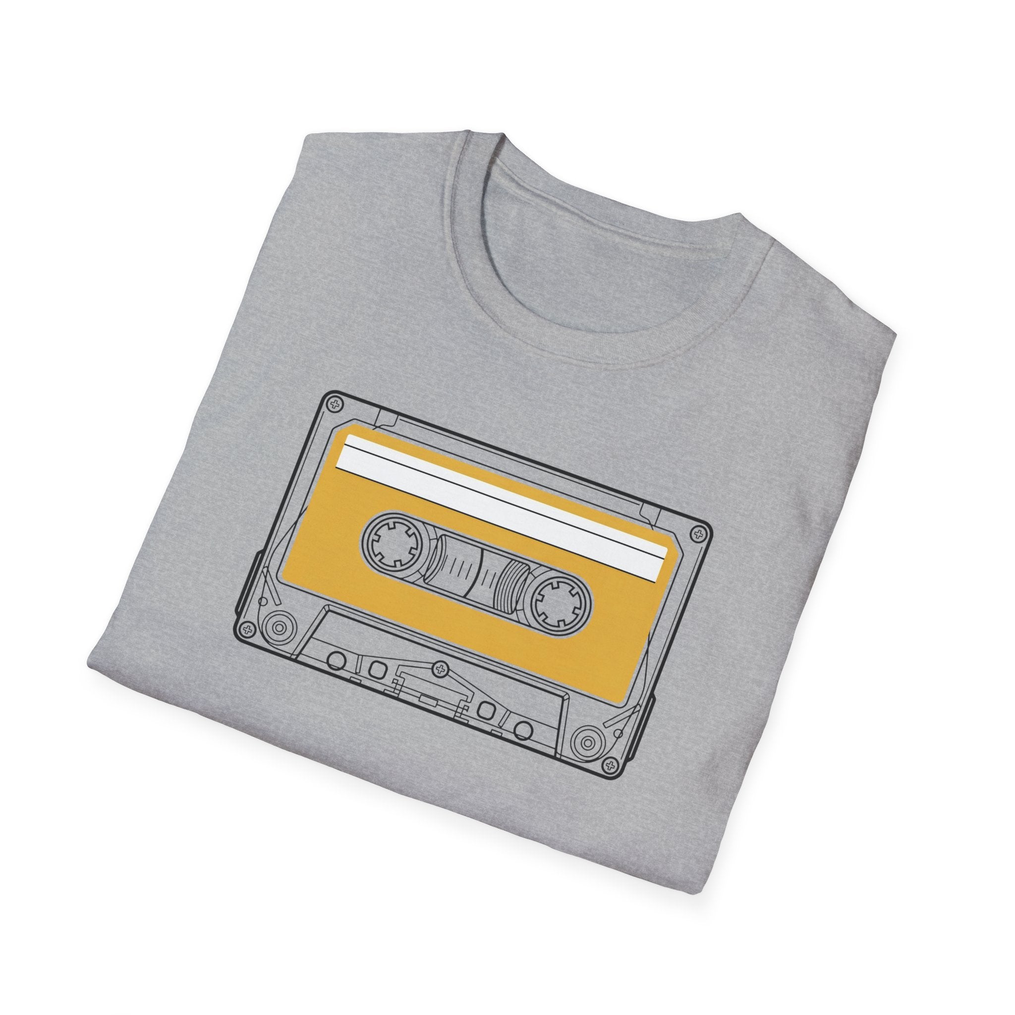 Retro Cassette Tape T‑Shirt – Vintage Music Graphic Tee