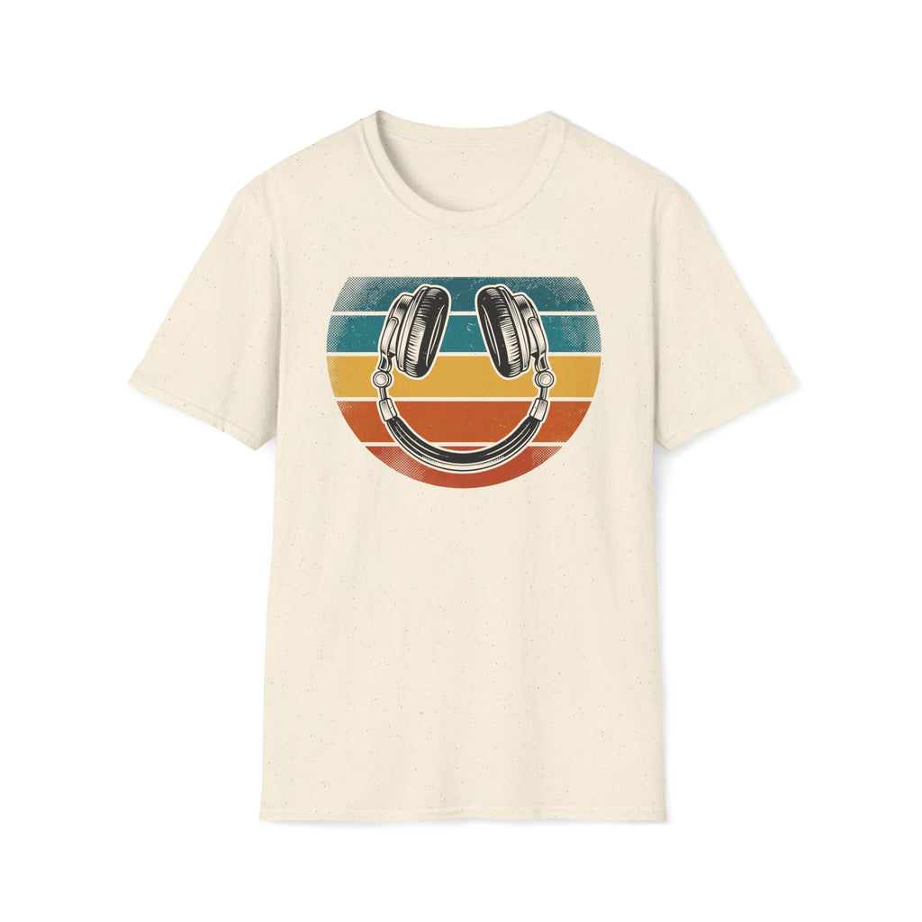 Retro Headphones Smile T-Shirt