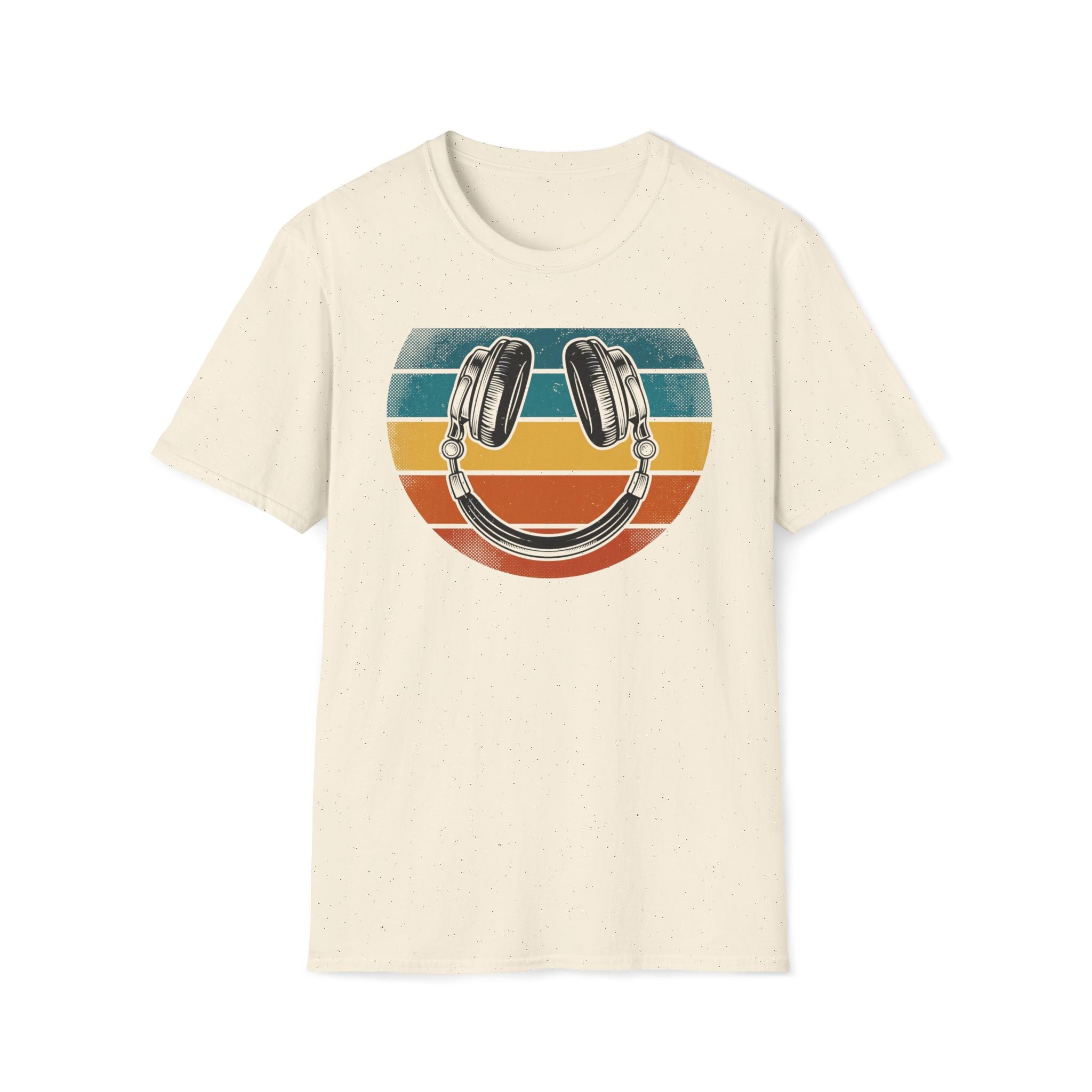 Retro Headphones Smile T-Shirt