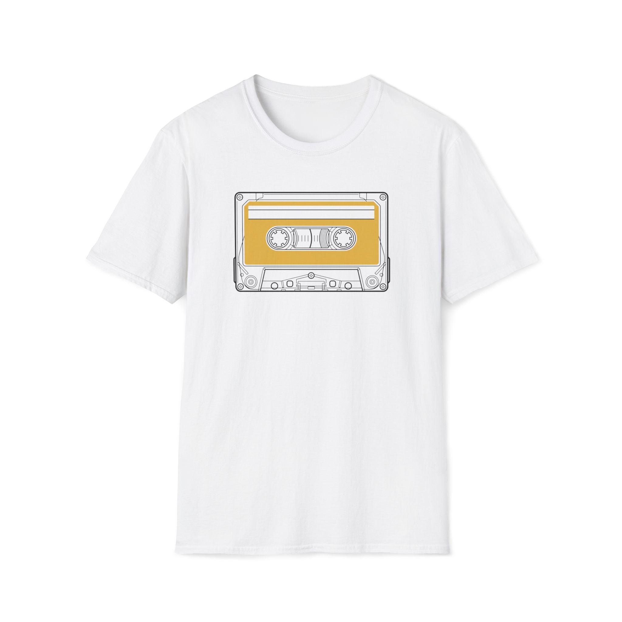 Retro Cassette Tape T‑Shirt – Vintage Music Graphic Tee