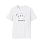 Analog Echo T-Shirt — Minimal Wave Graphic Tee