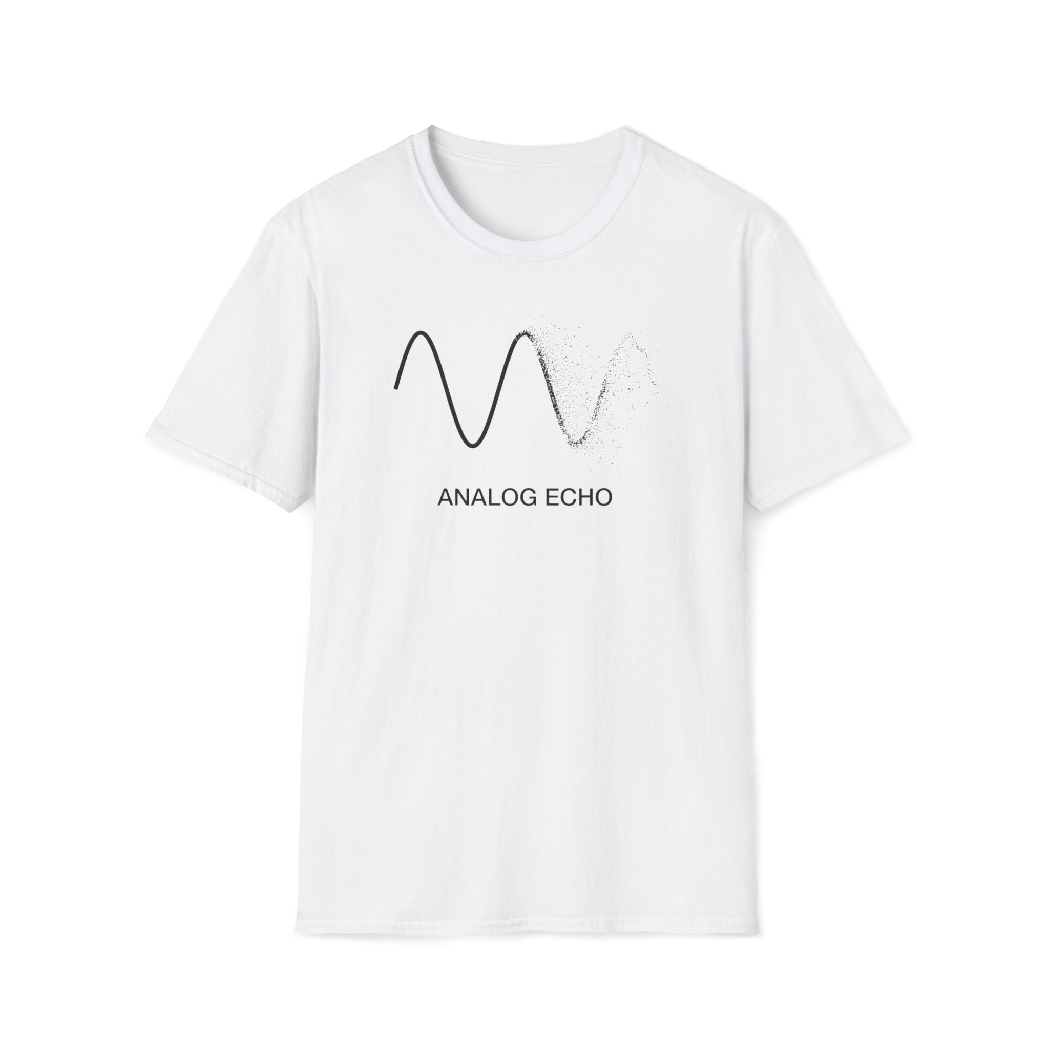 Analog Echo T-Shirt — Minimal Wave Graphic Tee
